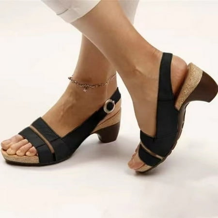 Sandals Women Women s Comfy Orthotic Sandals Open Toe Wedges Low Chunky Heel Breathable Sandals
Sandals Women Women s Comfy Orthotic Sandals Open Toe Wedges Low Chunky Heel Breathable Sandals