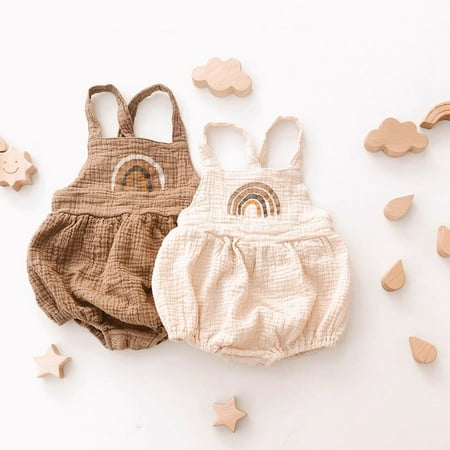 Infant Baby Rainbow Romper Sleeveless Backless Bodysuit One Piece Jumpsuit Summer Outfits Clothes
Infant Baby Rainbow Romper Sleeveless Backless Bodysuit One Piece Jumpsuit Summer Outfits Clothes