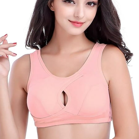 Pxiakgy sports bras for women Women Solid Sport Bra Solid Running Yoga Bras Padded High Impact Workout Pink + XL
Pxiakgy sports bras for women Women Solid Sport Bra Solid Running Yoga Bras Padded High Impact Workout Pink + XL