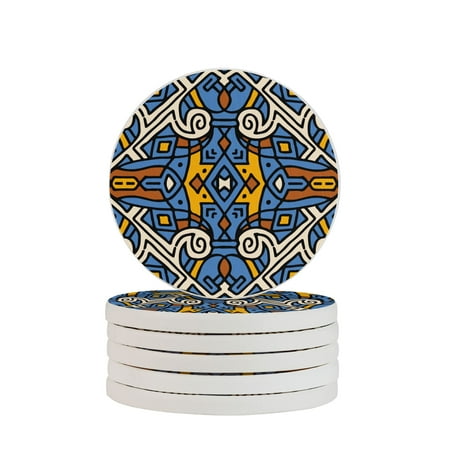 Circular Drink Coasters Set Practice Pattern Beautiful Home Decor Diatomite Heat-Resistant Diatomite Protect Table Countertop
Circular Drink Coasters Set Practice Pattern Beautiful Home Decor Diatomite Heat-Resistant Diatomite Protect Table Countertop
