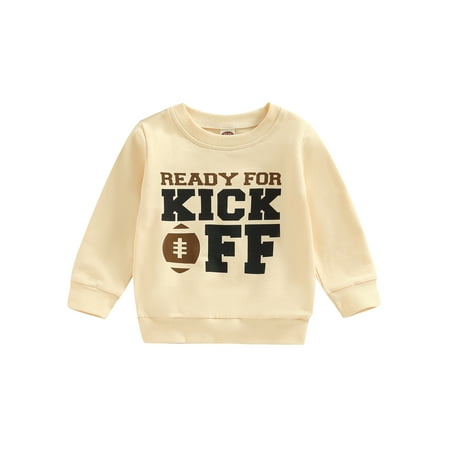 Sunisery Kids Toddler Boys Autumn Pullover Tops Casual Long Sleeve O Neck Letter Rugby Print Sweatshirt Tops Beige Style 1 3-4 Years
Sunisery Kids Toddler Boys Autumn Pullover Tops Casual Long Sleeve O Neck Letter Rugby Print Sweatshirt Tops Beige Style 1 3-4 Years