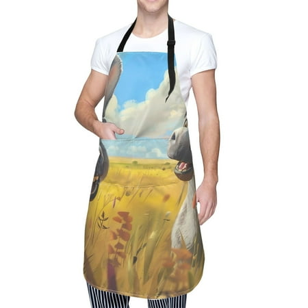 Kdxio Funny Countryside Donkey Apron with Pockets Adjustable Kitchen Aprons for Men Women Waterproof Aprons for Cooking Drawing Crafting Baking Household Cleaning
Kdxio Funny Countryside Donkey Apron with Pockets Adjustable Kitchen Aprons for Men Women Waterproof Aprons for Cooking Drawing Crafting Baking Household Cleaning