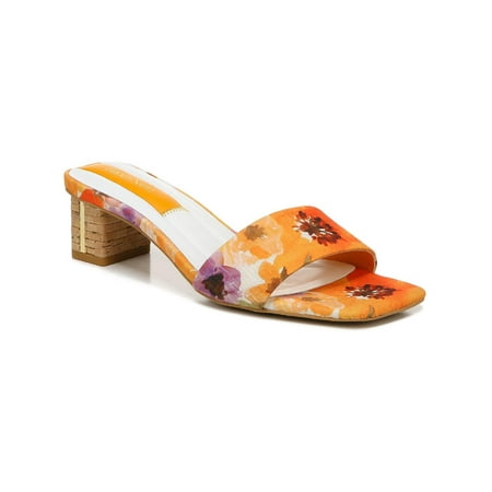Franco Sarto Womens Cruella Leather Slip On Slide Sandals