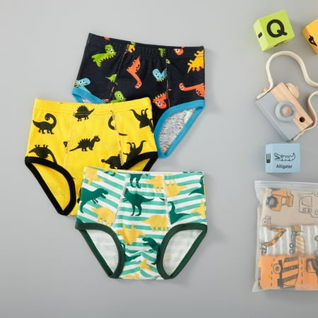YAZI 3 Pack Briefs underwear for Boys