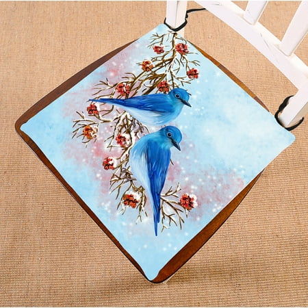 PHFZK Winter Landscape with Berries Snow Chair Pad Blue Birds Sitting on Branch Seat Cushion Chair Cushion Floor Cushion Two Sides Size 16x16 inches
PHFZK Winter Landscape with Berries Snow Chair Pad Blue Birds Sitting on Branch Seat Cushion Chair Cushion Floor Cushion Two Sides Size 16x16 inches