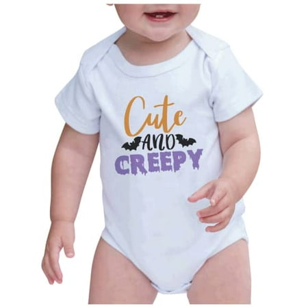 7 ate 9 Apparel Kids Happy Halloween Shirts - Cute and Creepy - Bats - White Onepiece 3-6 Months
7 ate 9 Apparel Kids Happy Halloween Shirts - Cute and Creepy - Bats - White Onepiece 3-6 Months