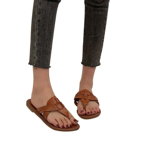 Women s Sandals Summer Fashion Sandals Flat Slippers Flip Flops Open Toe Beach Sandals
Women s Sandals Summer Fashion Sandals Flat Slippers Flip Flops Open Toe Beach Sandals
