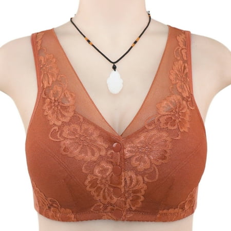 Cathalem High Intensity Sports Bras for Women Women Lace Front Button Shaping Cup Shoulder Strap Large Women Push up Bra Underwear Red 44
Cathalem High Intensity Sports Bras for Women Women Lace Front Button Shaping Cup Shoulder Strap Large Women Push up Bra Underwear Red 44
