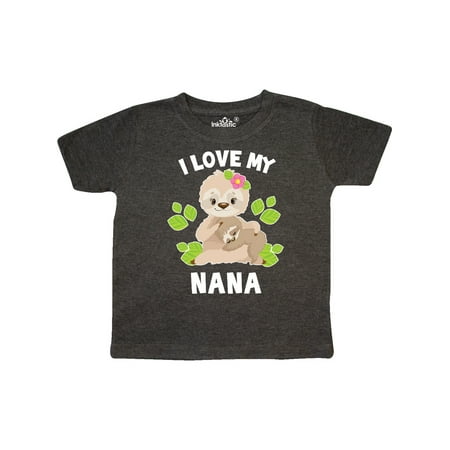 Inktastic Cute Sloth I Love My Nana with Green Leaves Gift Toddler Boy or Toddler Girl T-Shirt
Inktastic Cute Sloth I Love My Nana with Green Leaves Gift Toddler Boy or Toddler Girl T-Shirt