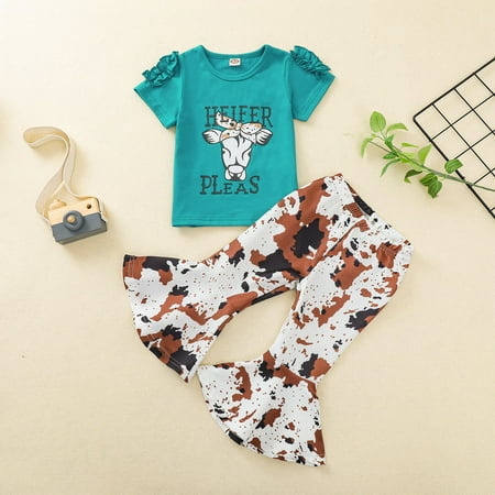 uublik Girls Clothes Sets Letter Short Sleeve T-Shirt Top Floral Flare Pants Leggings Children s 
uublik Girls Clothes Sets Letter Short Sleeve T-Shirt Top Floral Flare Pants Leggings Children s