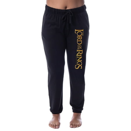 The Lord Of The Rings Womens Movie Title Sleep Jogger Pajama Pants (X-Large)