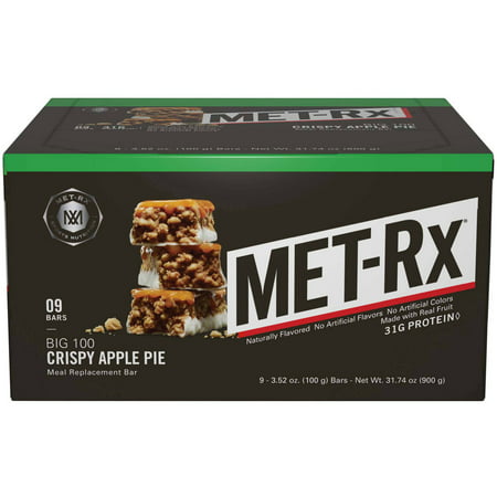 MET-Rx Big 100 Colossal Crispy Apple Pie Meal Replacement Ba