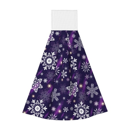 Jgfou Christmas Purple Snowflakes Print Coral Fleece Microfiber Hanging Hand Towel Soft Premium Dishcloths Multi-Purpose Dust and Stain Removal Cleaning Supplies
Jgfou Christmas Purple Snowflakes Print Coral Fleece Microfiber Hanging Hand Towel Soft Premium Dishcloths Multi-Purpose Dust and Stain Removal Cleaning Supplies