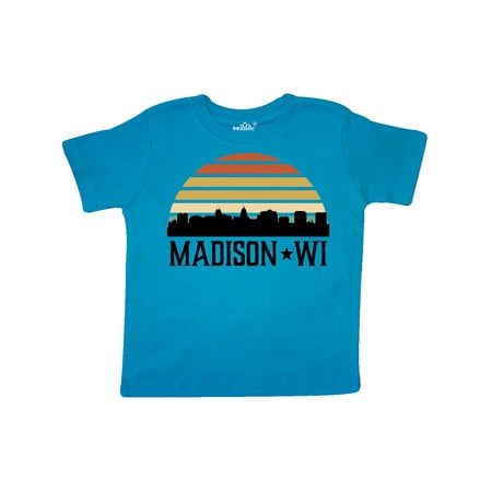 Inktastic Madison Wisconsin Skyline Retro Sunset Gift Toddler Boy or Toddler Girl T-Shirt
Inktastic Madison Wisconsin Skyline Retro Sunset Gift Toddler Boy or Toddler Girl T-Shirt