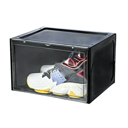 Magnetic Suction Sneaker Storage Box Transparent Basketball Shoes Shoe Box Collection Display Shoe Cabinet Black
Magnetic Suction Sneaker Storage Box Transparent Basketball Shoes Shoe Box Collection Display Shoe Cabinet Black