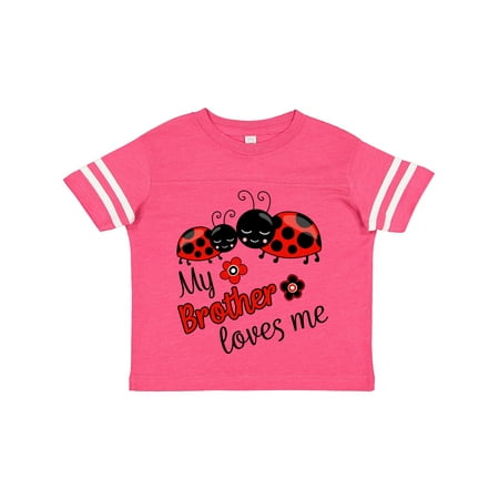 Inktastic My Brother Loves Me with Cute Ladybugs Gift Toddler Boy or Toddler Girl T-Shirt
Inktastic My Brother Loves Me with Cute Ladybugs Gift Toddler Boy or Toddler Girl T-Shirt