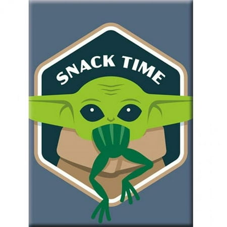 Star Wars 829439 Star Wars The Mandalorian The Child Grogu Snack Time Magnet