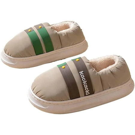 PIKADINGNIS Women Men Trendy Fluffy Faux Fur Lining House Slippers Indoor Outdoor Waterproof Surface Anti-slip Warm Soft Blovk Heel Winter Shoes
PIKADINGNIS Women Men Trendy Fluffy Faux Fur Lining House Slippers Indoor Outdoor Waterproof Surface Anti-slip Warm Soft Blovk Heel Winter Shoes