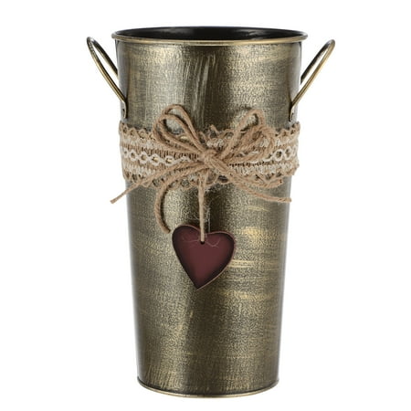 1pc Retro Gardening Flower Bucket Delicate Iron Art Flower Arrangement Bucket
1pc Retro Gardening Flower Bucket Delicate Iron Art Flower Arrangement Bucket