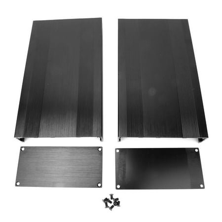 250mm Aluminum Cooling Case Enclosure Electronic Box For Amplifier GPS