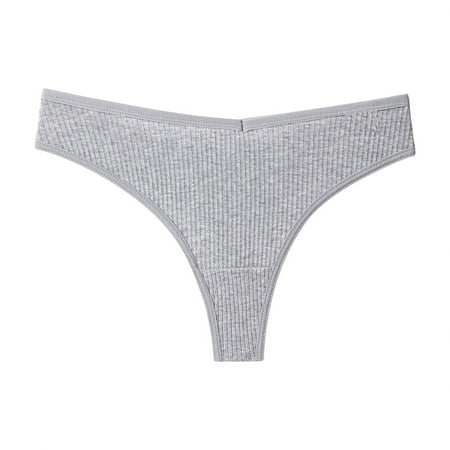 LoyisViDion Women S G-String Cotton Panties V Waist Female Underpants Pantys Lingerie Gray 6(M)
LoyisViDion Women S G-String Cotton Panties V Waist Female Underpants Pantys Lingerie Gray 6(M)