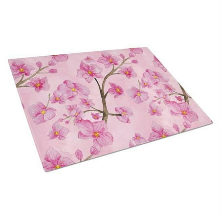 Watercolor Pink Flowers Glass Cutting Board Large
Watercolor Pink Flowers Glass Cutting Board Large