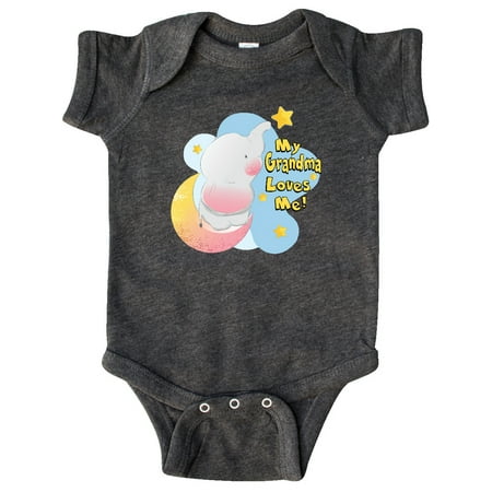 Inktastic My Grandma Loves Me Gift Baby Boy or Baby Girl Bodysuit