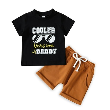 URMAGIC 0-3T Baby Cooler Version Boys Short Sleeve T-shirt Drawstring Shorts Summer Cotton Outfits
URMAGIC 0-3T Baby Cooler Version Boys Short Sleeve T-shirt Drawstring Shorts Summer Cotton Outfits