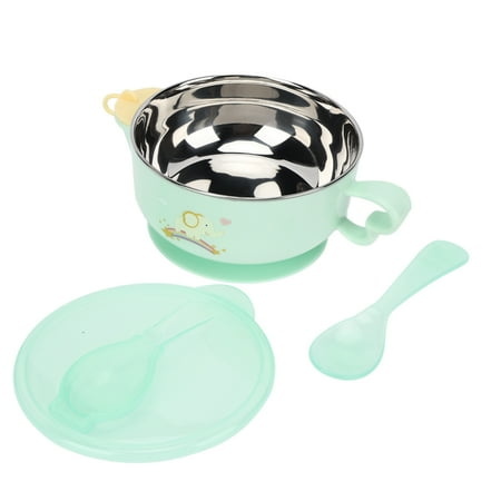 Henmomu Feeding Bowl Stainless Steel Insulated Bowl With Suction Cup For Heat Preservation With Spoon For
Henmomu Feeding Bowl Stainless Steel Insulated Bowl With Suction Cup For Heat Preservation With Spoon For