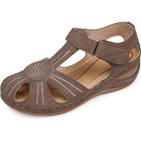 Closed Toe Sandals for Women Casual Summer Hollow Out Vintage Wedge Sandal Gladiator Outdoor Shoes
Closed Toe Sandals for Women Casual Summer Hollow Out Vintage Wedge Sandal Gladiator Outdoor Shoes