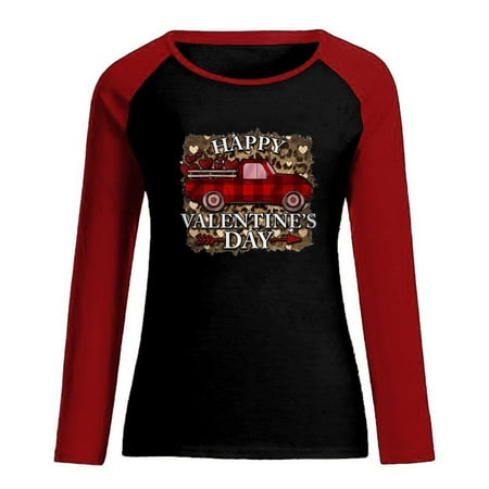 JDEFEG Pack Of T Shirts Women Women Fashion Loose Round Neck Long Sleeved Raglan Sleeves Valentine Day Printed T Shirt Top Womens Cotton Long Sleeved Pajamas Red L
JDEFEG Pack Of T Shirts Women Women Fashion Loose Round Neck Long Sleeved Raglan Sleeves Valentine Day Printed T Shirt Top Womens Cotton Long Sleeved Pajamas Red L