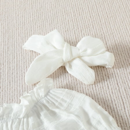 Aayomet Toddler Girls Summer Style Baby Children Jacquard Stripes Play Outerwear Clothing Headband Monogrammed Clothes for Girls White 12-18 Months
Aayomet Toddler Girls Summer Style Baby Children Jacquard Stripes Play Outerwear Clothing Headband Monogrammed Clothes for Girls White 12-18 Months