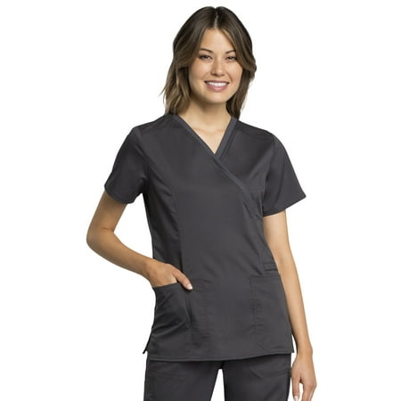 Cherokee Workwear Revolution Tech Women s Scrubs Top Mock Wrap WW775AB
Cherokee Workwear Revolution Tech Women s Scrubs Top Mock Wrap WW775AB