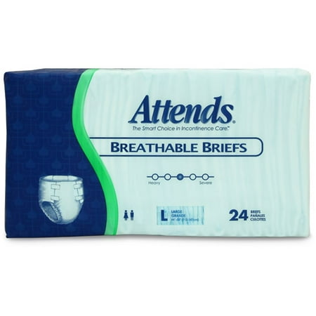 Attends Breathable Brief Case of 72/Large