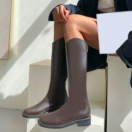 ZMHEGW Women Boots Velvet Thick-Soled Plus Size Leather Plus Size Boots Shoes 
ZMHEGW Women Boots Velvet Thick-Soled Plus Size Leather Plus Size Boots Shoes
