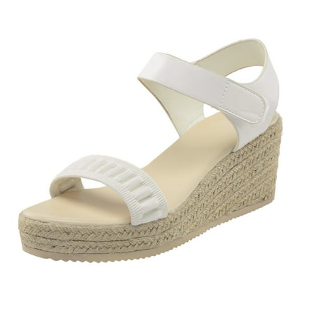 NECHOLOGY Sandals for Women Size 11 Wide Sandals For Women Ladies Open Toe Linen Sole Wedge S Sandals for Women Fluff White 6.5
NECHOLOGY Sandals for Women Size 11 Wide Sandals For Women Ladies Open Toe Linen Sole Wedge S Sandals for Women Fluff White 6.5