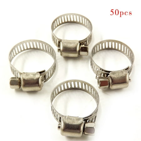 findmall 50Pcs 3/4 -1 Adjustable Stainless Steel Drive Hose Clamps Fuel Line Worm Clips
findmall 50Pcs 3/4 -1 Adjustable Stainless Steel Drive Hose Clamps Fuel Line Worm Clips