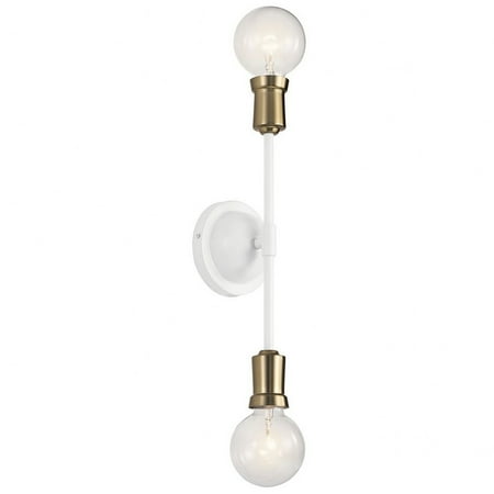 2 Light Mid-Century Up-Down Modern Steel Wall Bracket with Orb Shaped Glass-16.75 inches H By 5 inches W White Bailey Street Home 147-Bel-4187308
2 Light Mid-Century Up-Down Modern Steel Wall Bracket with Orb Shaped Glass-16.75 inches H By 5 inches W White Bailey Street Home 147-Bel-4187308
