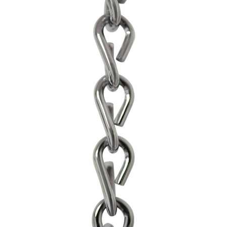 RCH Hardware CH-ST51-U Steel Basket Chain Various Finishes (10 Feet)