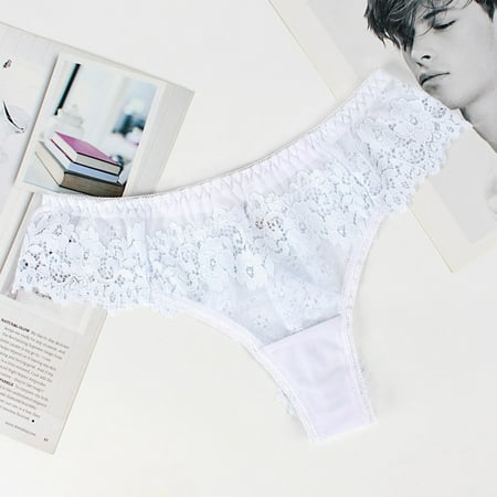 Lopecy-Sta Women Sexy Lace Underwear Lingerie Thongs Panties Ladies Hollow Out Underwear Underpants Discount Clearance Womens Underwear Birthday Present White
Lopecy-Sta Women Sexy Lace Underwear Lingerie Thongs Panties Ladies Hollow Out Underwear Underpants Discount Clearance Womens Underwear Birthday Present White