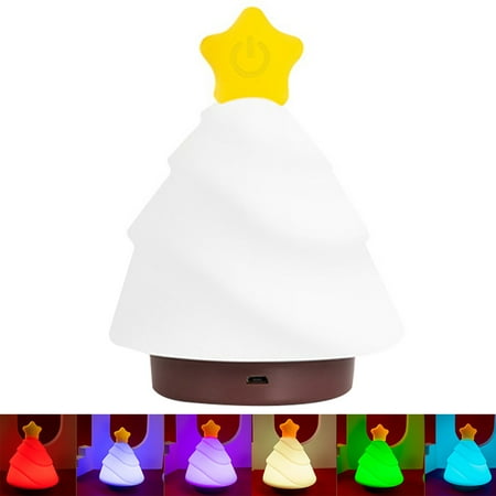 SSBSM Night Light Cartoon Style Eye-catching Decorative Energy Saving High Brightness Illumination LED Bulb Christmas Tree Creative Silicone Night Lamp for Table
SSBSM Night Light Cartoon Style Eye-catching Decorative Energy Saving High Brightness Illumination LED Bulb Christmas Tree Creative Silicone Night Lamp for Table