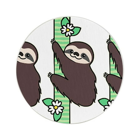 Circular Drink Coasters Set Three Toed Sloth Beautiful Home Decor Diatomite Heat-Resistant Diatomite Protect Table Countertop
Circular Drink Coasters Set Three Toed Sloth Beautiful Home Decor Diatomite Heat-Resistant Diatomite Protect Table Countertop