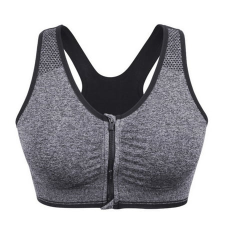 Breathable Women s Front Zipper Sports Bra Yoga Running Fitness Seamless Wirefree Padded Push Up Underwear Tops Large Size
Breathable Women s Front Zipper Sports Bra Yoga Running Fitness Seamless Wirefree Padded Push Up Underwear Tops Large Size