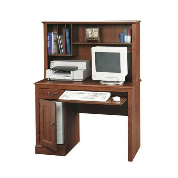 I would suggest some design changes. camden county computer desk w hutch in planked cherry finish walmart com walmart com