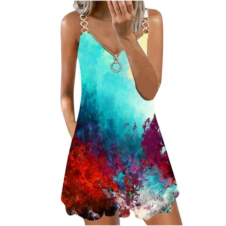 Sweater Dress for Women Valentines Dress for Women Women s Fashion Sleeveless Suspenders V Neck Zipper Printed Dress Savings Clearance Summer Dresses Prom Dresses for Teens Purple L
Sweater Dress for Women Valentines Dress for Women Women s Fashion Sleeveless Suspenders V Neck Zipper Printed Dress Savings Clearance Summer Dresses Prom Dresses for Teens Purple L