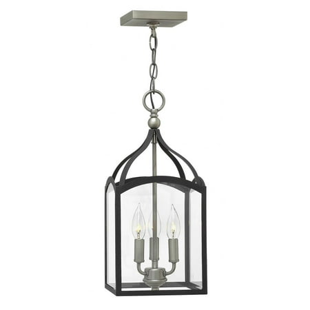 Farmhouse Three Light Chandelier Aged Zinc Bailey Street Home 81-Bel-3002283