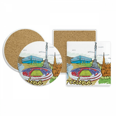 Spain Barcelona Monument Watercolor Coaster Cup Mug Holder Absorbent Stone Cork Base Set
Spain Barcelona Monument Watercolor Coaster Cup Mug Holder Absorbent Stone Cork Base Set