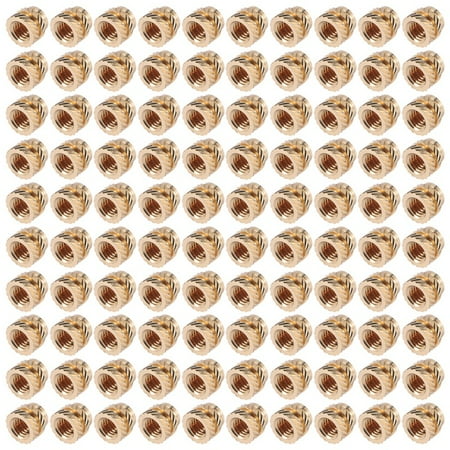 100Pcs Thread Knurled Brass Threaded Heat Set Heat Resistant Insert Embedment Nut M3X5X4 for 3D Printer Voron 2.4 Etc
100Pcs Thread Knurled Brass Threaded Heat Set Heat Resistant Insert Embedment Nut M3X5X4 for 3D Printer Voron 2.4 Etc