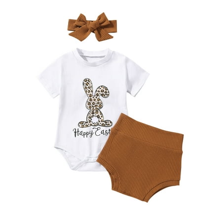 Newborn Baby Girl Clothes Easter Outfit Set Romper Jumpsuit Short Sleeve Romper Shorts Headband 3Pcs Summer Outfit
Newborn Baby Girl Clothes Easter Outfit Set Romper Jumpsuit Short Sleeve Romper Shorts Headband 3Pcs Summer Outfit