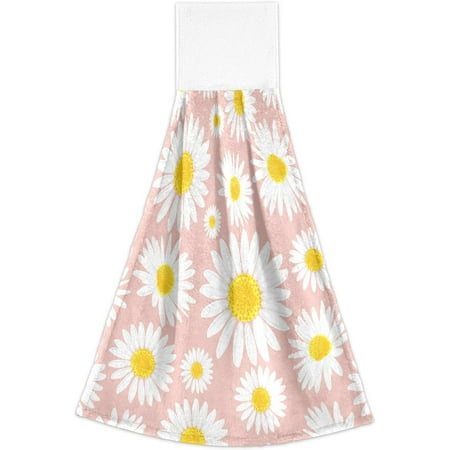 Anyway.go Pink Daisy Flower Kitchen Towel with Hanging Loop Two Piece Hand Towel Set Absorbent and Quick Drying Suitable for Bathroom Home Decoration
Anyway.go Pink Daisy Flower Kitchen Towel with Hanging Loop Two Piece Hand Towel Set Absorbent and Quick Drying Suitable for Bathroom Home Decoration
